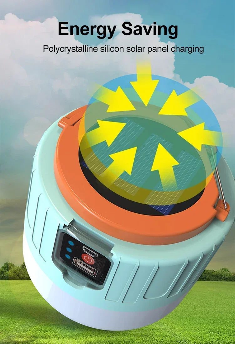 Solar Rechargeable Camping Lantern