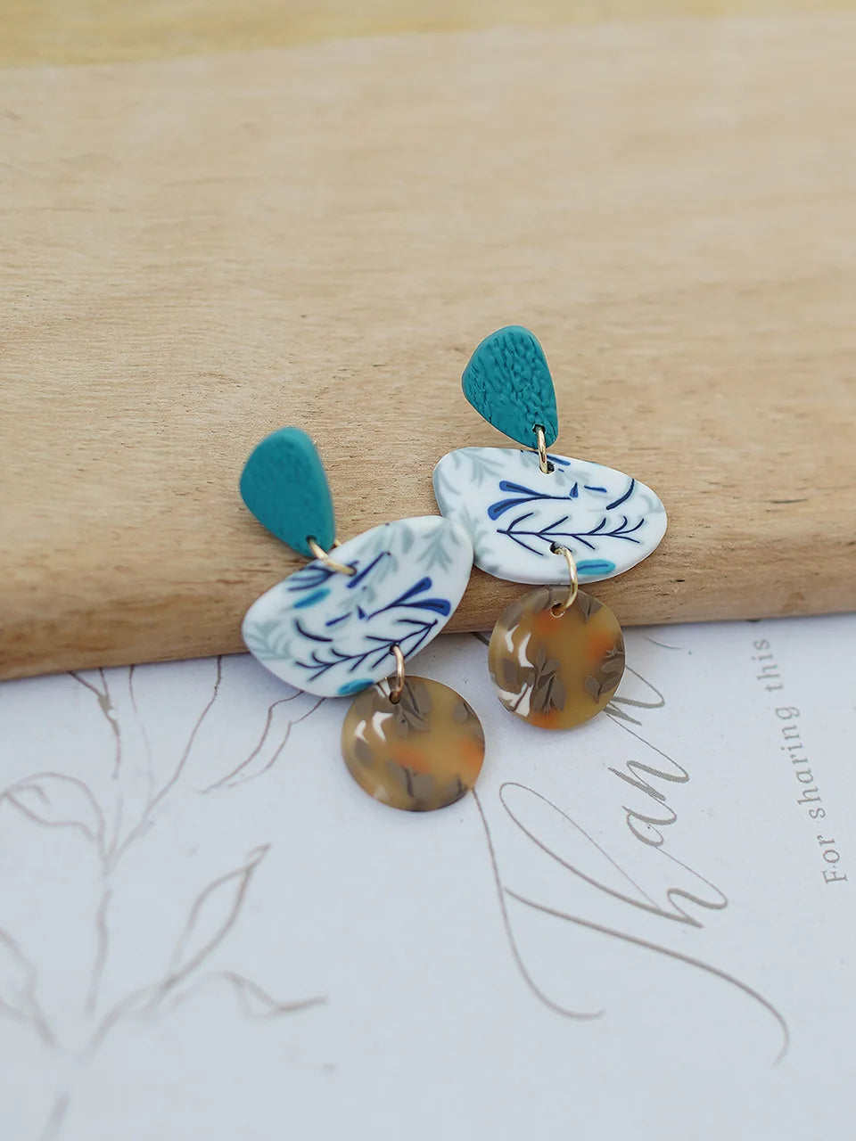 Bohemian Vintage Earthy Tone Earrings