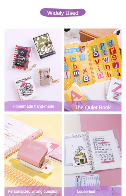Adjustable 6-Hole Planner Paper Punch