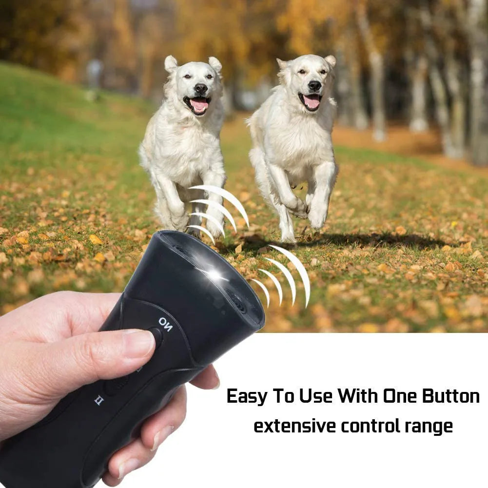 Ultrasonic Dog Training & Bark Control Device