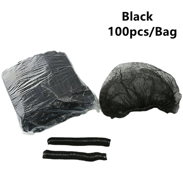 Disposable Hair Net Caps for Medical, Food Service, Salon & Spa Use