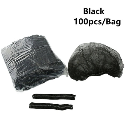 Disposable Hair Net Caps for Medical, Food Service, Salon & Spa Use