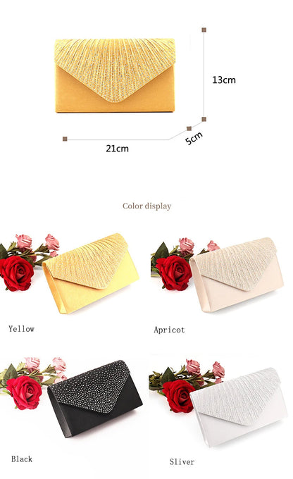 Shimmer Envelope Evening Clutch