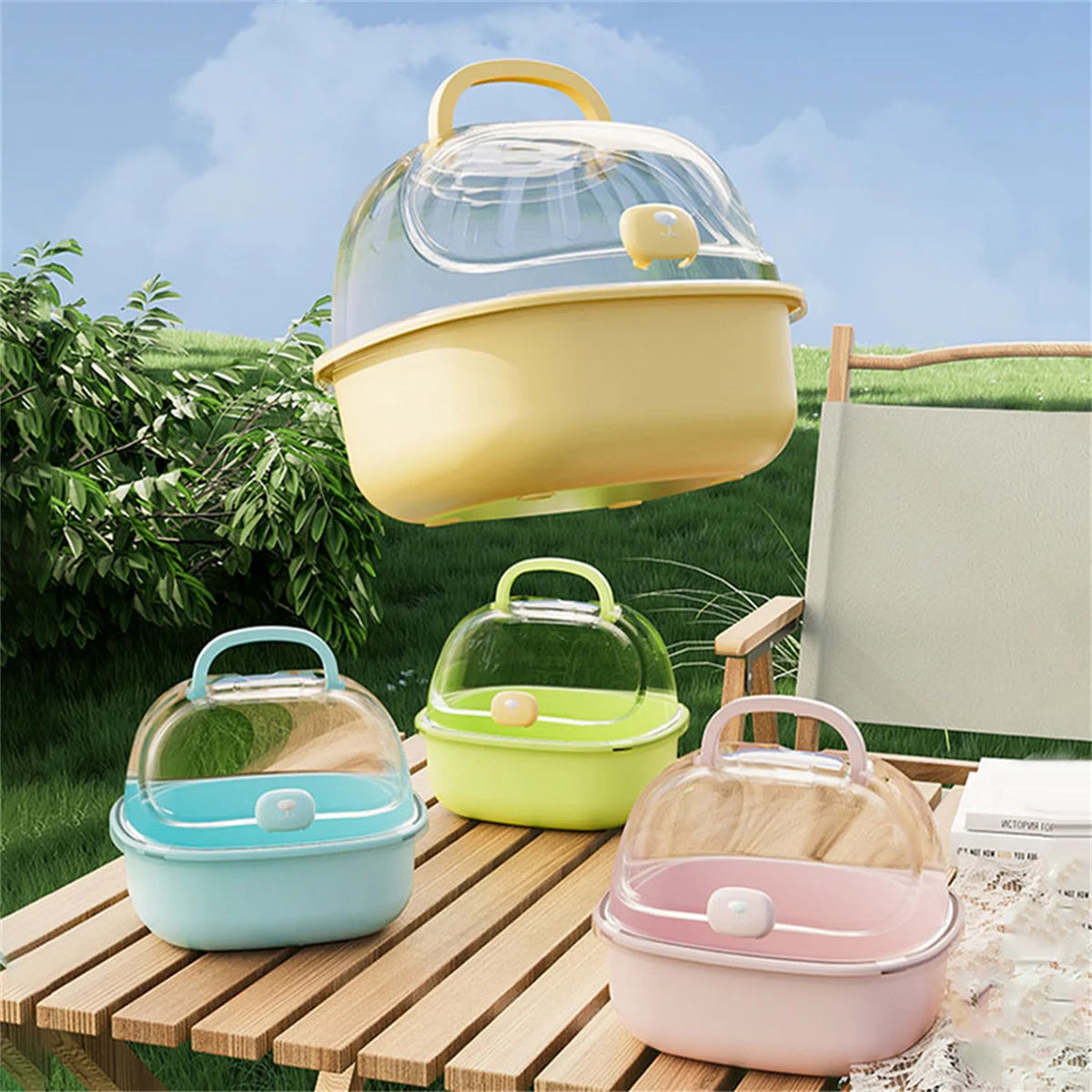 Portable Transparent Small Pet Travel Carrier