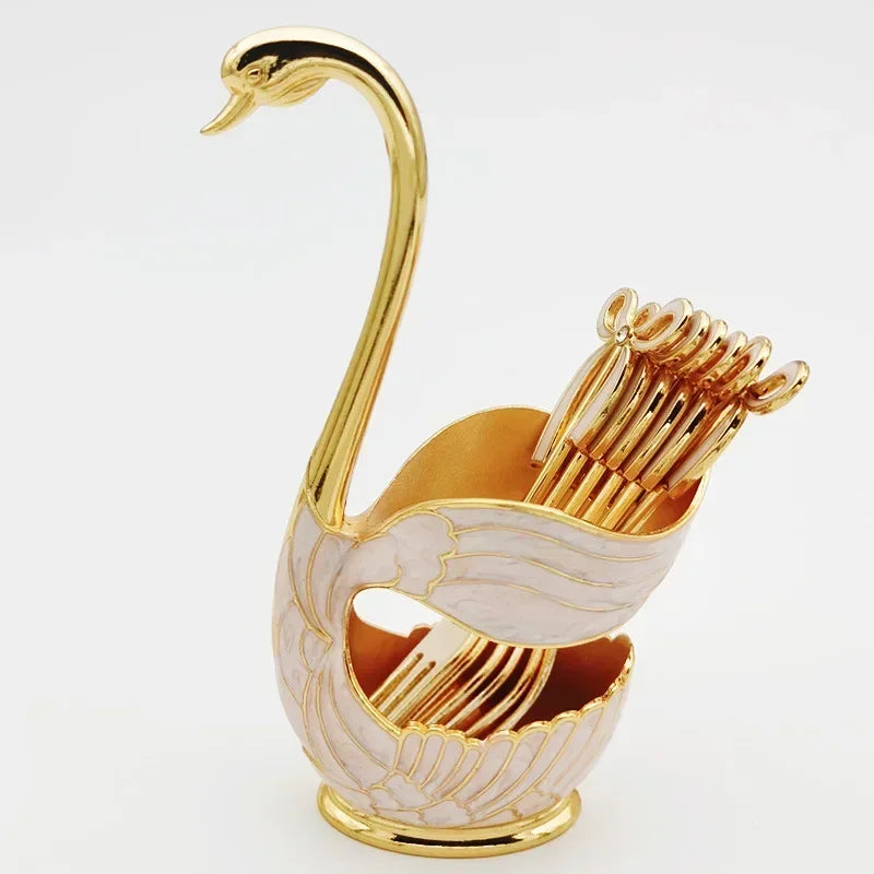 Swan Tableware Holder Set