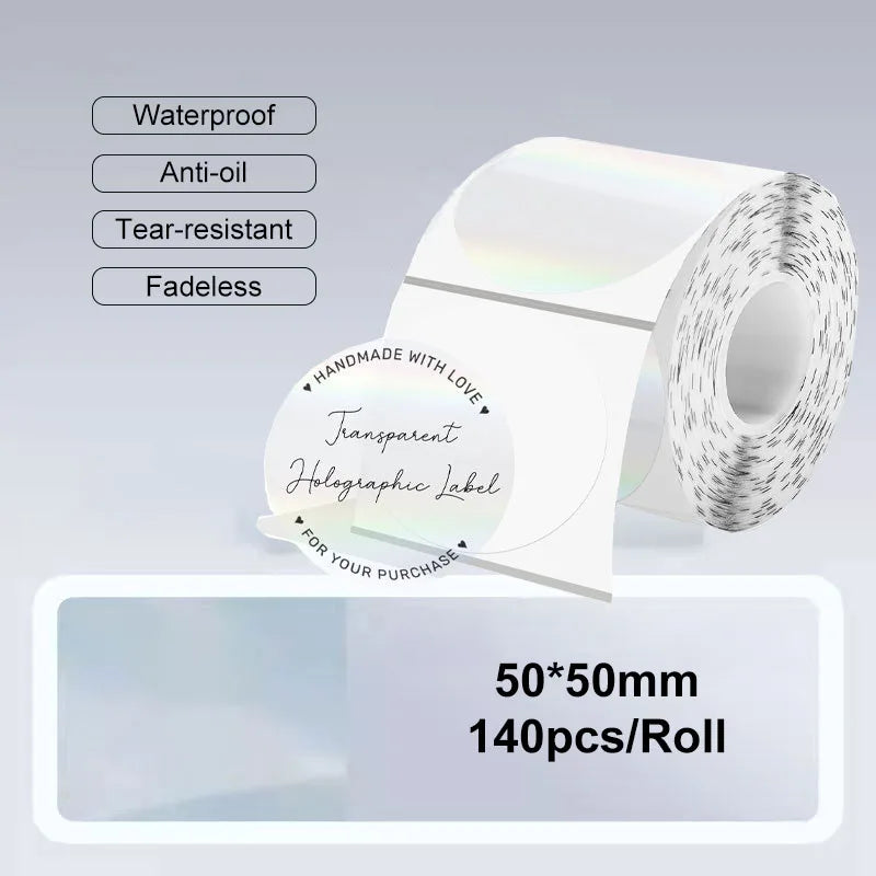 Transparent Thermal Label Roll