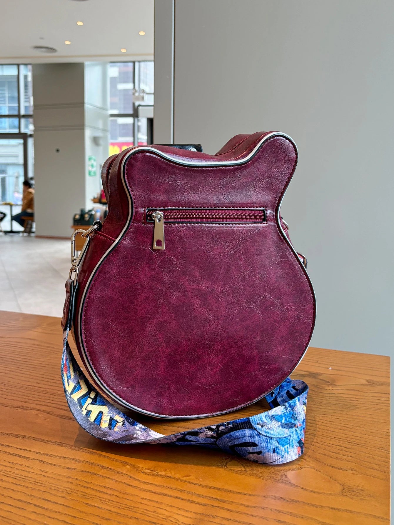 Guitar Shape Crossbody Shoulder Bag