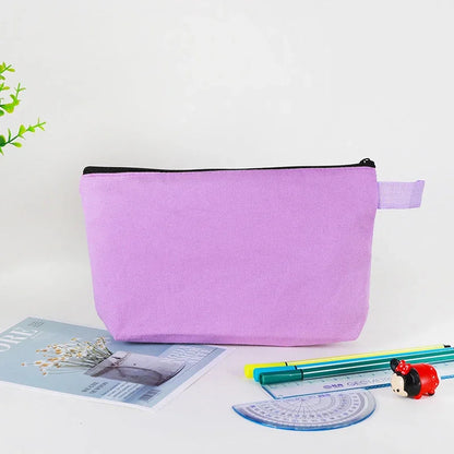 Canvas Pencil Case with Zipper