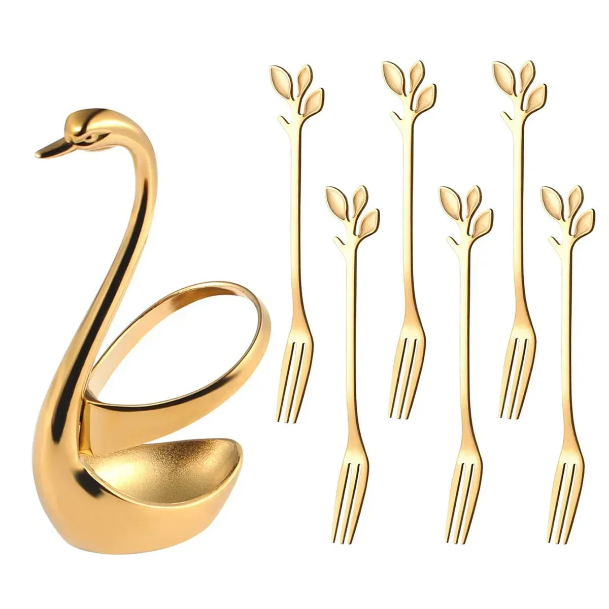Swan Tableware Holder Set