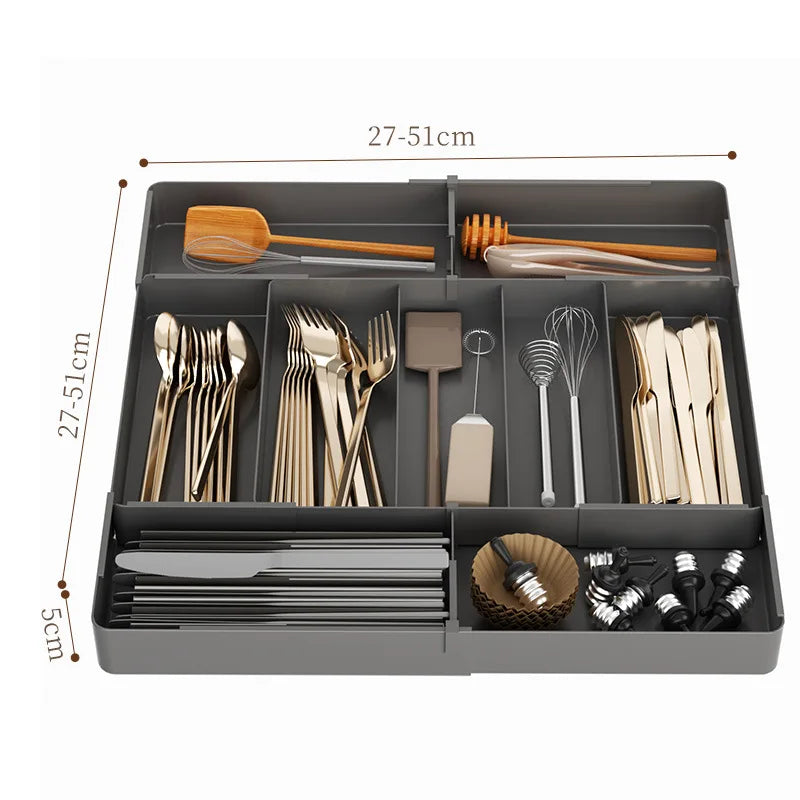Expandable Silverware Drawer Organizer