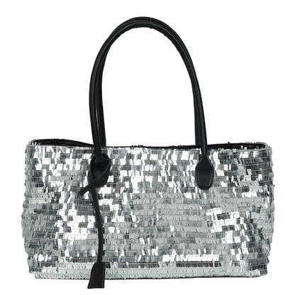 Sequined Underarm Shoulder Tote Bag