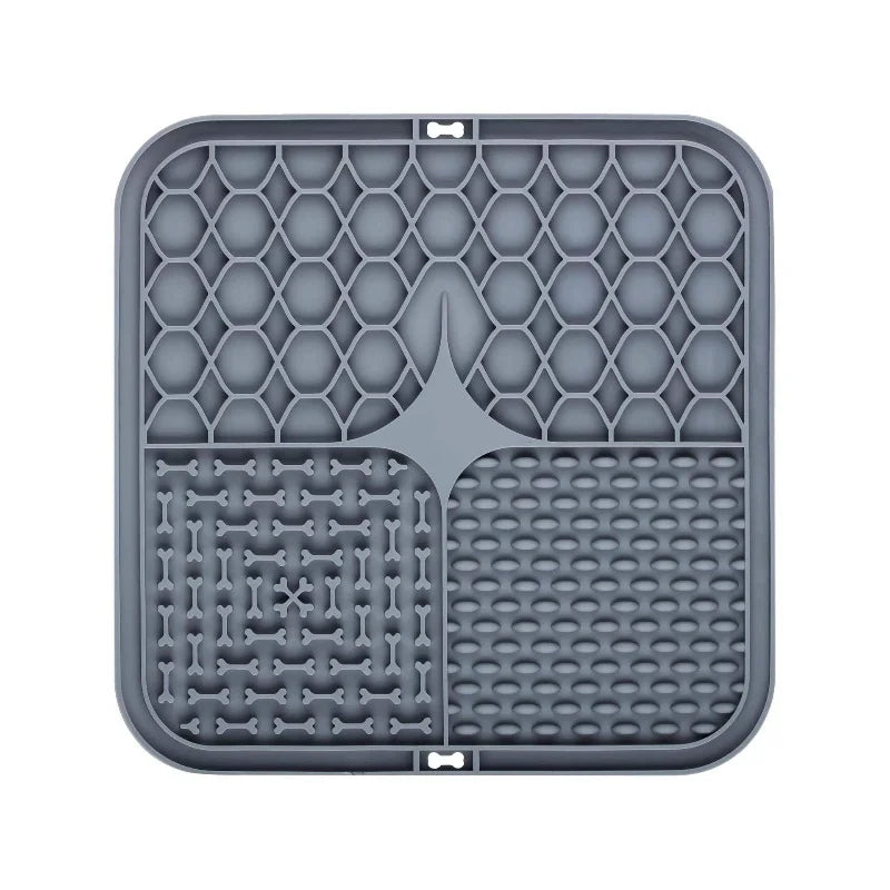 Slow Feeder & Bath Distraction Mat for Dogs