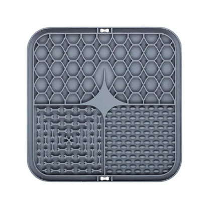 Slow Feeder & Bath Distraction Mat for Dogs