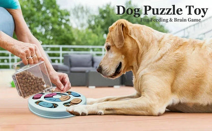 IQ Training Treat Dispenser & Slow Feeding Puzzle for Dogs and Cats