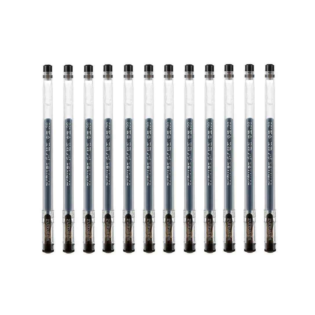 Large-Capacity Fine Point Gel Pen Set