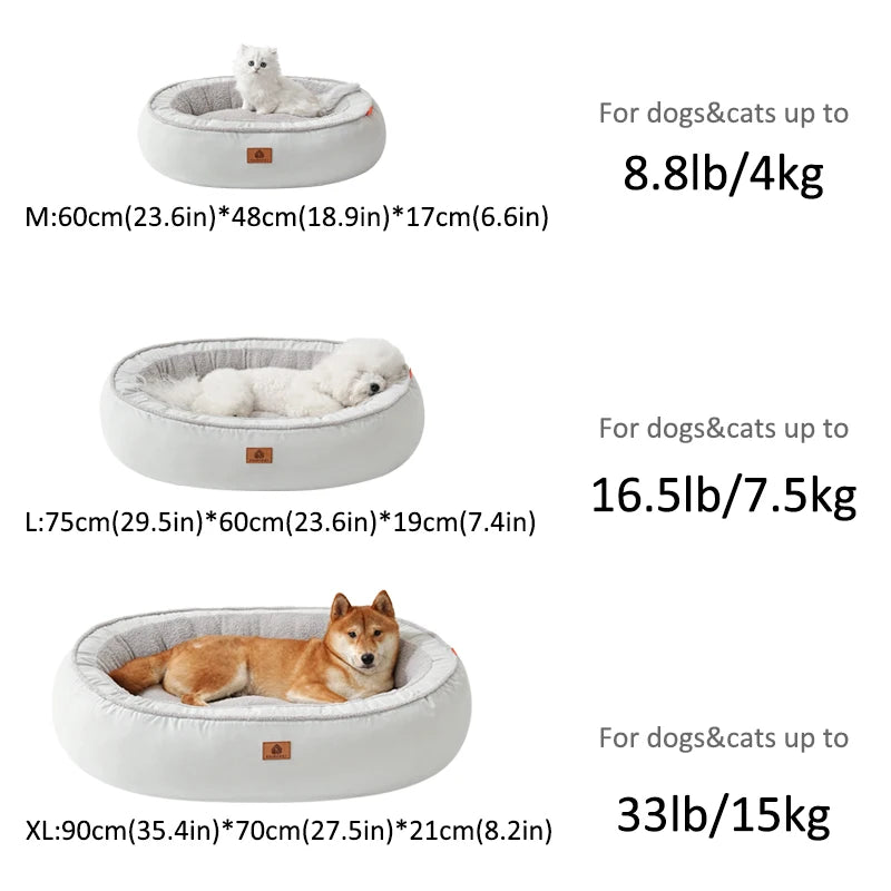 Washable Fleece Dog Bed