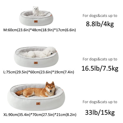 Washable Fleece Dog Bed