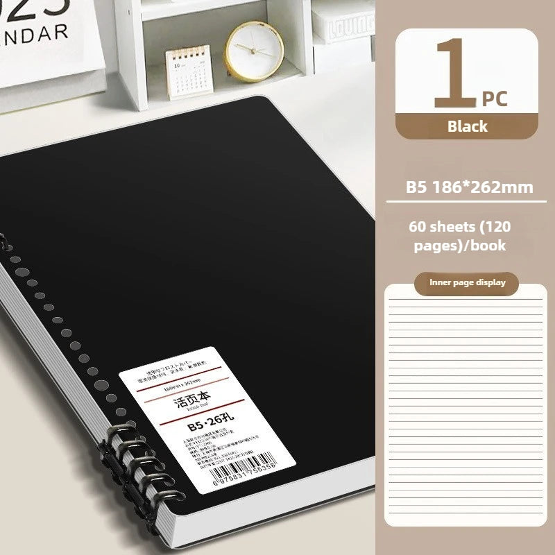 Vintage B5 Spiral Ring Notebook