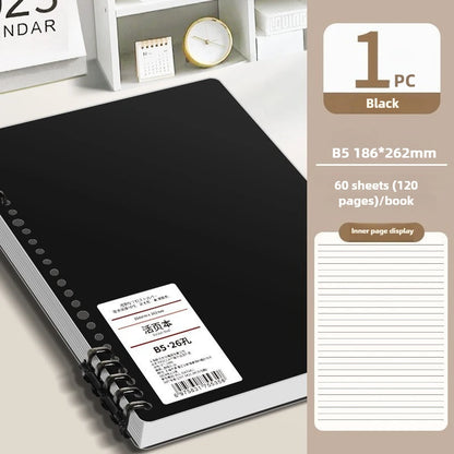 Vintage B5 Spiral Ring Notebook