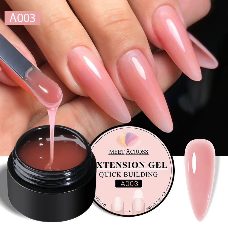 MEET ACROSS 8ML Aurora Extension Gel Polish