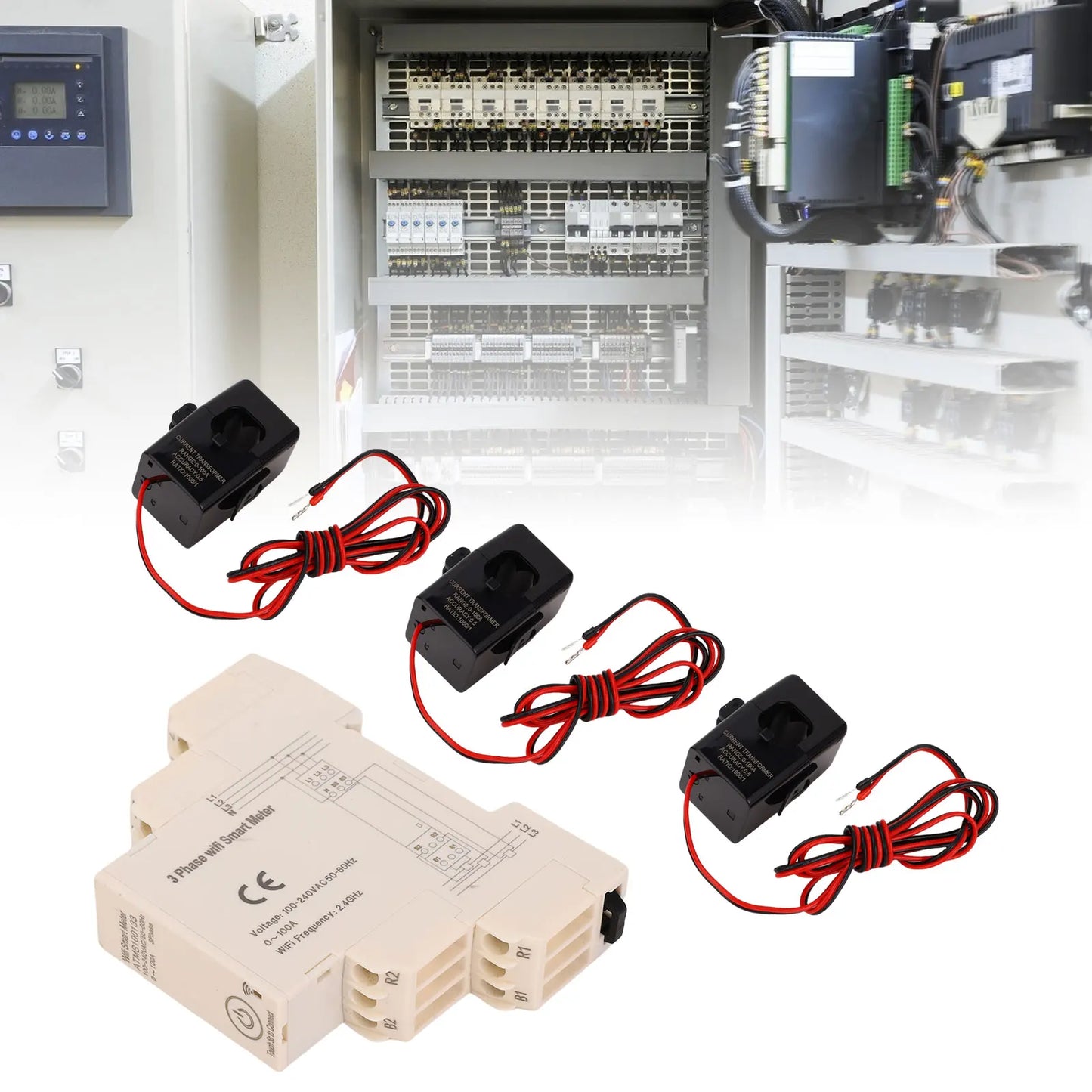 Smart WiFi 3 Phase Energy Meter with APP Monitoring