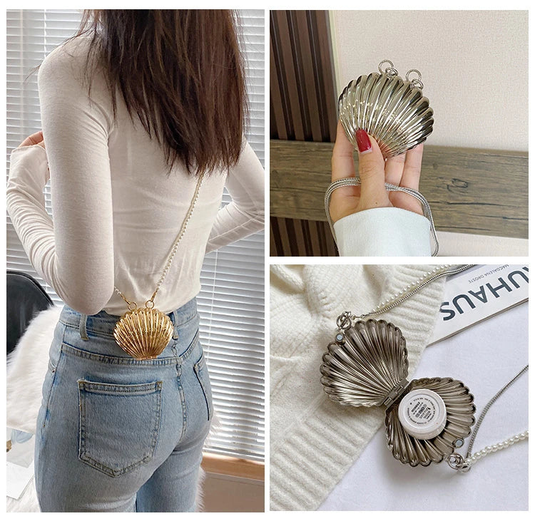 Shell Design Crossbody Handbag