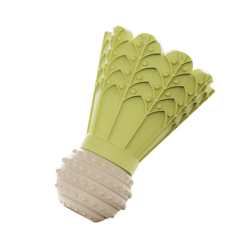 Interactive Badminton Dog Chew Toy with Squeaker