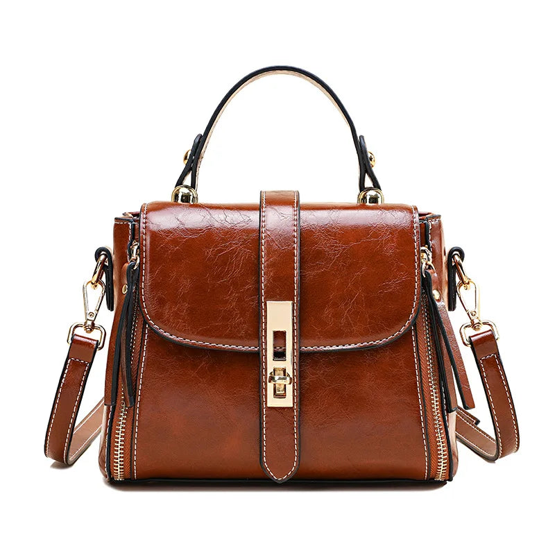 Genuine Leather Luxury Handbag