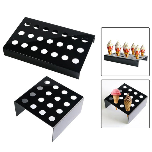 Ice Cream Cone Stand Decorative Cupcake Holder Rack