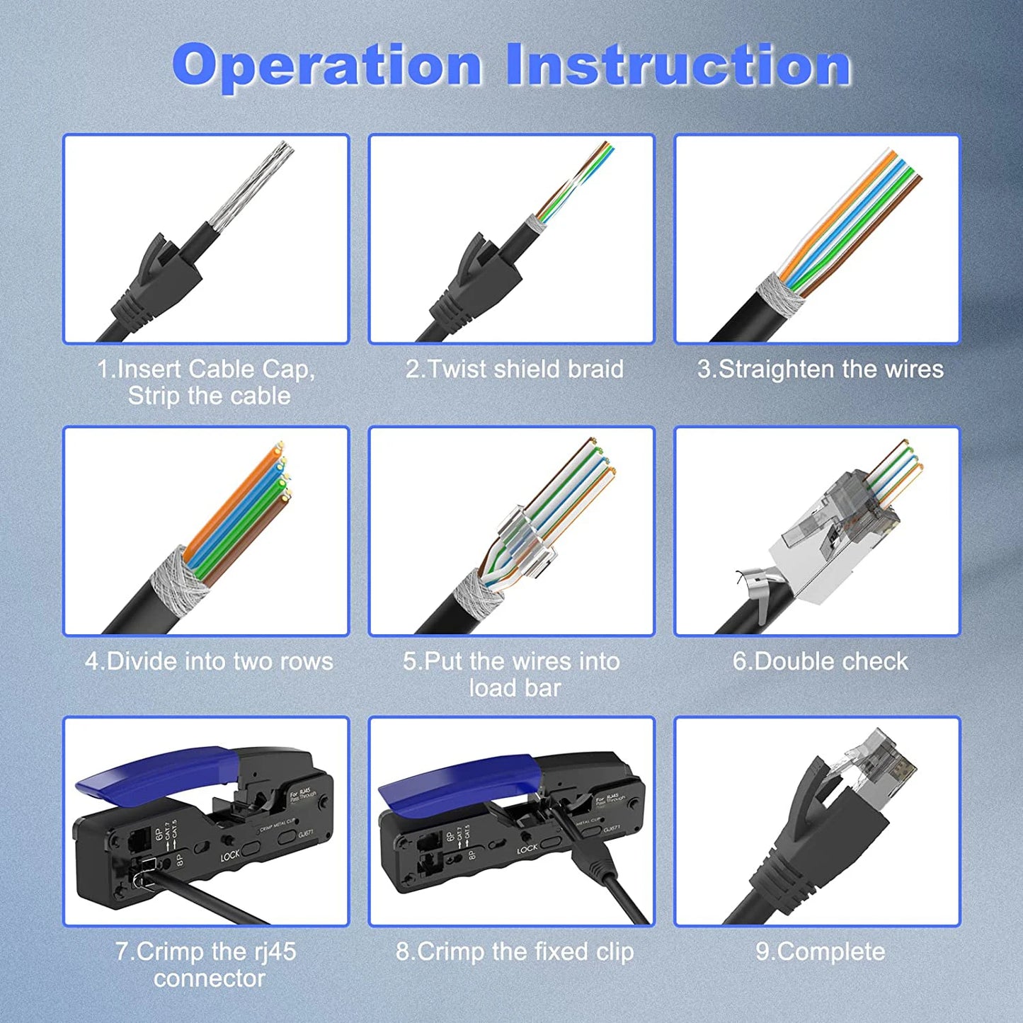 RJ45 Cat7 & Cat6A Shielded 8P8C Modular Plug Connectors