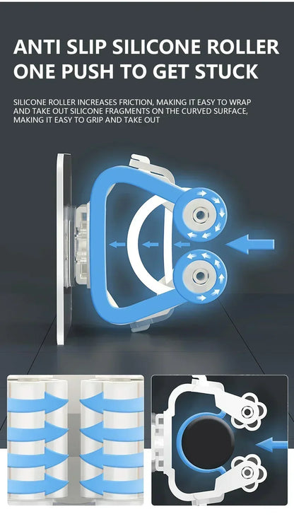 Wall Mounted Mop & Broom Holder Set