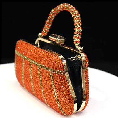 Luxury Rhinestone Evening Clutch Bag