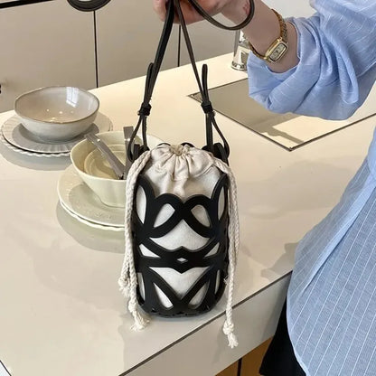 Minimalist Bucket Crossbody Handbag