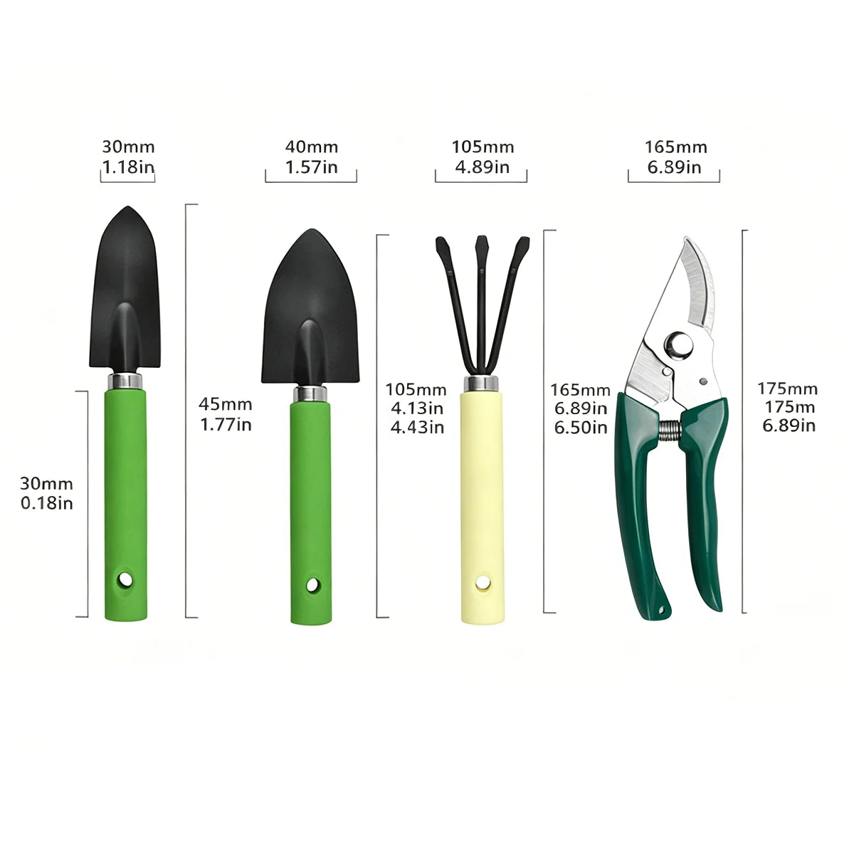 Gardening Tool Set with Storage Bag