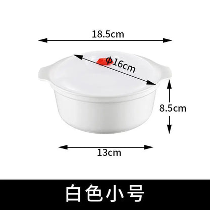 Microwave Food Steamer & Soup Bowl with Lid