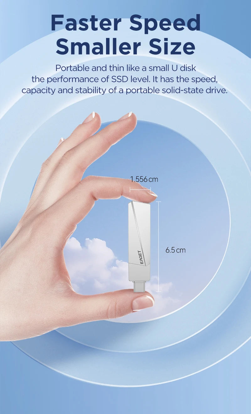 Eaget Dual USB-C & USB 3.2 Flash Drive