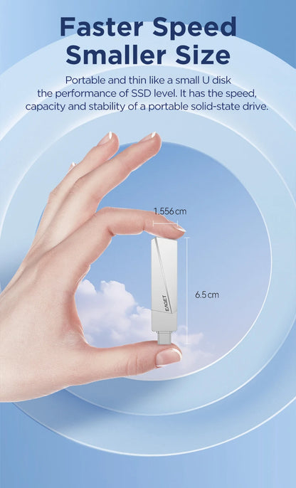Eaget Dual USB-C & USB 3.2 Flash Drive