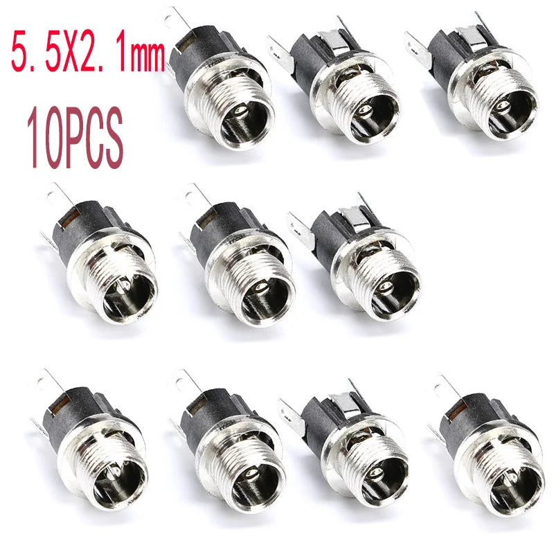 DC Power Plug & Socket Connector Set