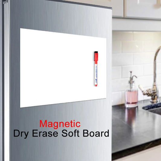 A4 Magnetic Dry Erase Whiteboard Sheet for Fridge