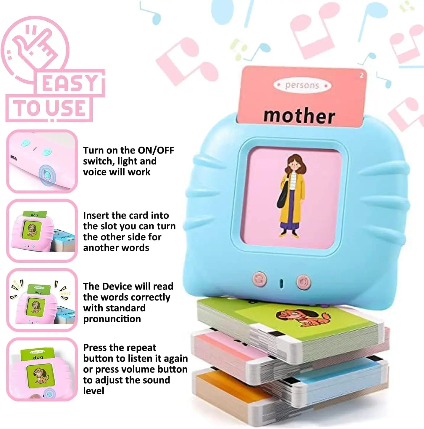 Talking Flash Cards Learning Machine