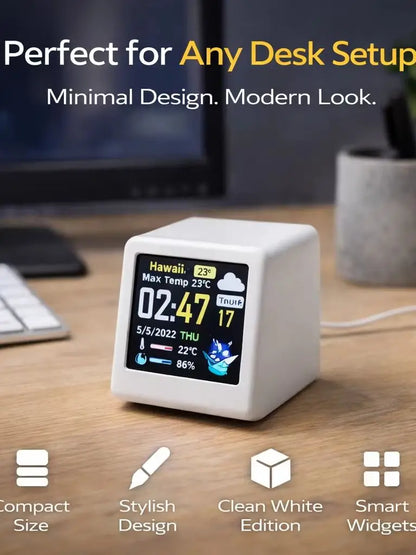 Smart WiFi Market Monitor Clock