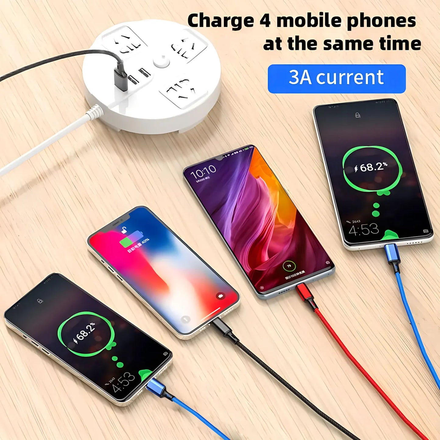 4-in-1 Fast Charging Multi Charger Cable