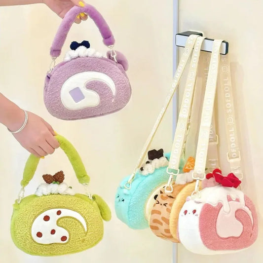 Cute Plush Crossbody Handbag