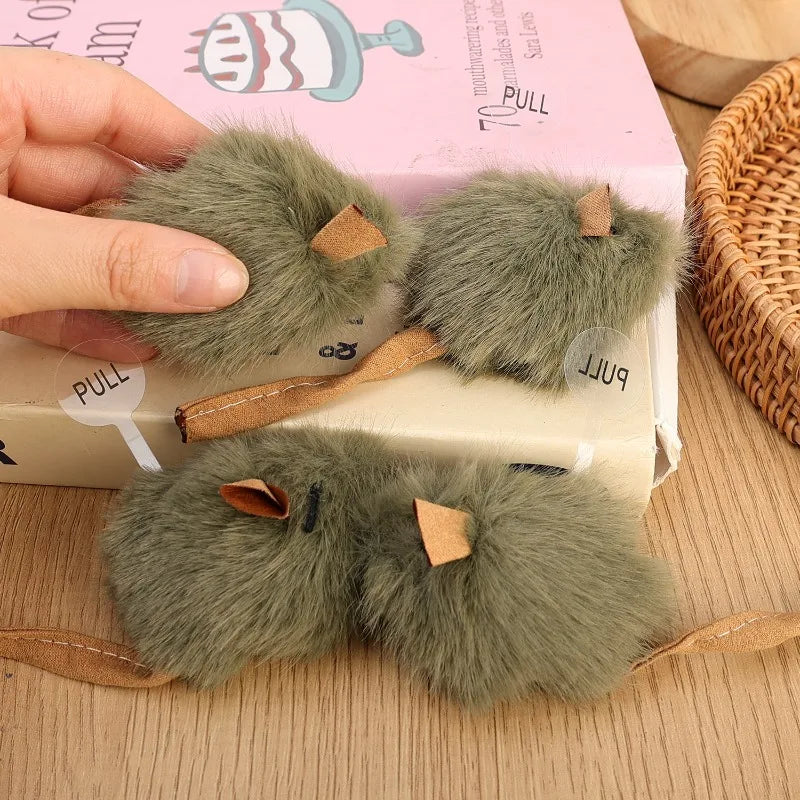 Plush Squeaky Mouse Cat Toy
