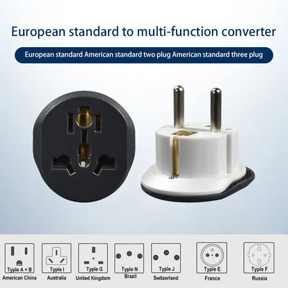 Universal EU Travel Plug Adapter
