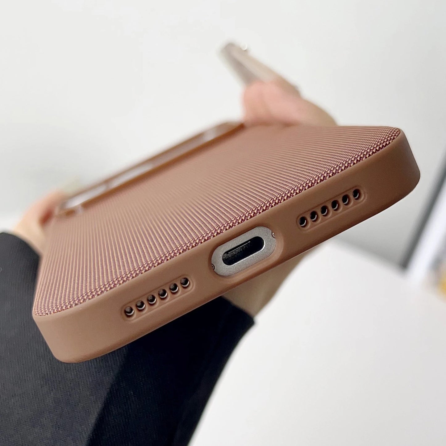 Microfiber Magnetic Protective Case for iPhone