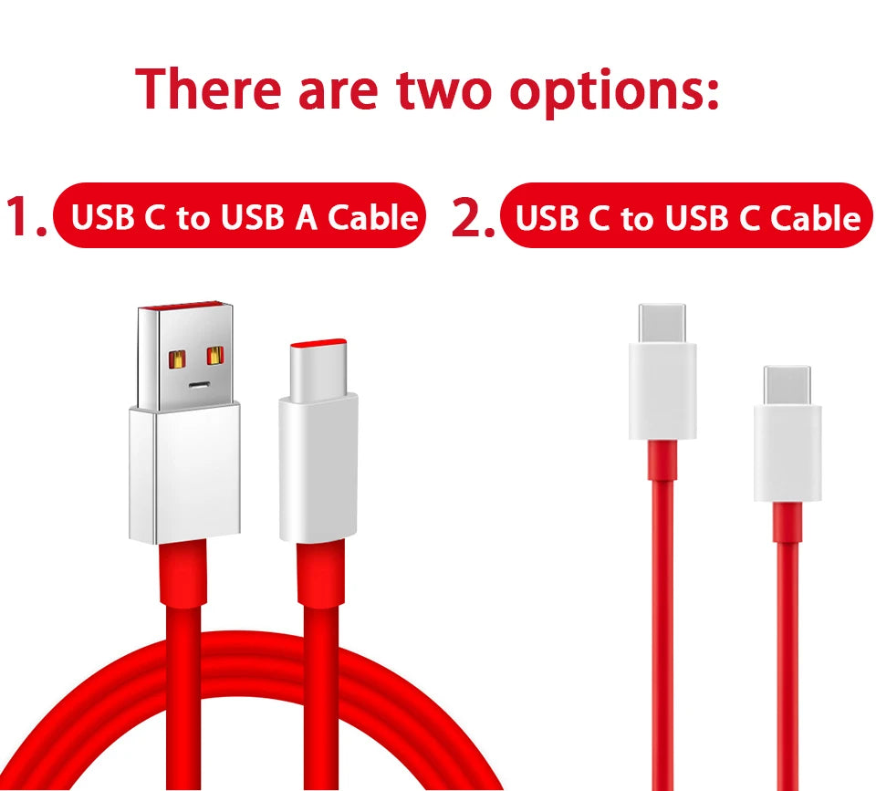 OnePlus SuperVOOC Warp Charge USB-C Fast Charging Cable