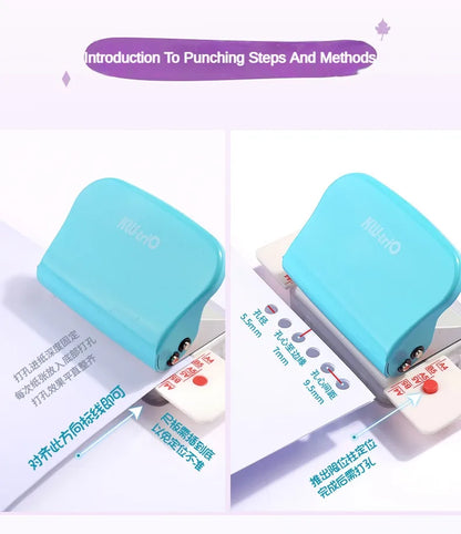 Adjustable 6-Hole Planner Paper Punch