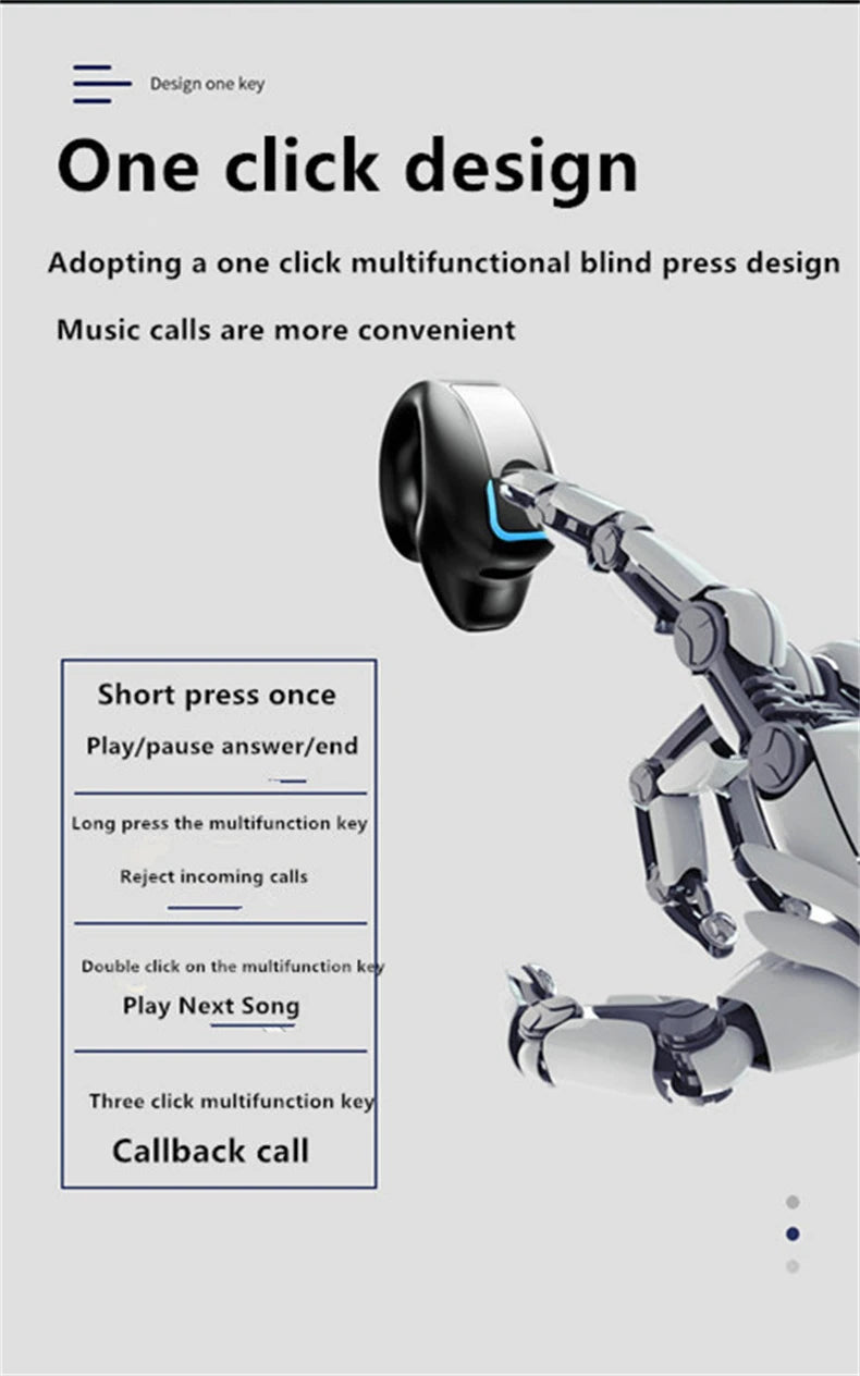 Open-Ear Bluetooth Clip Earphone