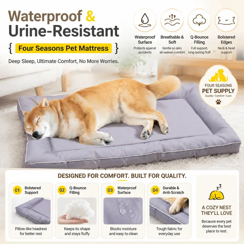 Waterproof Oxford Pet Bed Mat